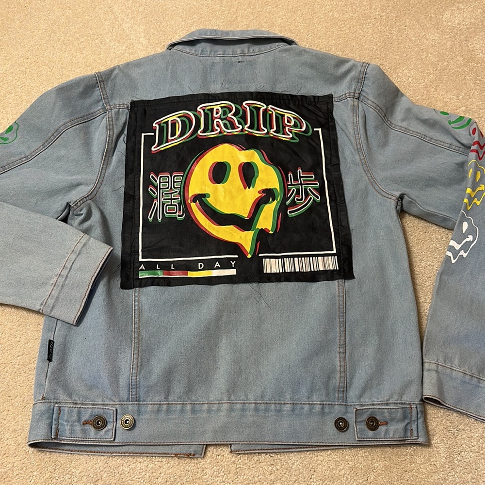 Vintage Brooklyn Cloth light blue denim jacket size M